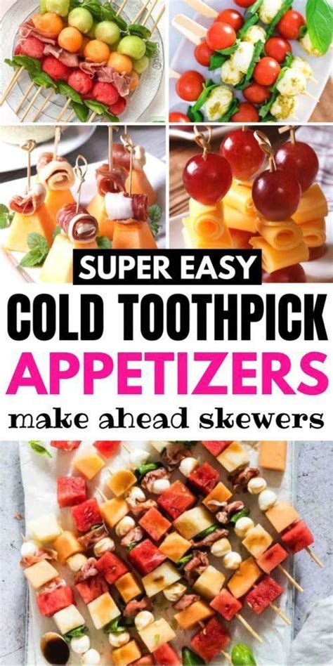 Easy Cold Toothpick Appetizers