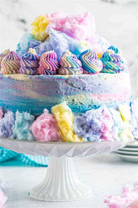 Easy Cotton Candy Cake