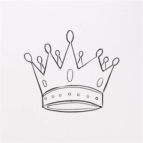 Easy Crown Drawing