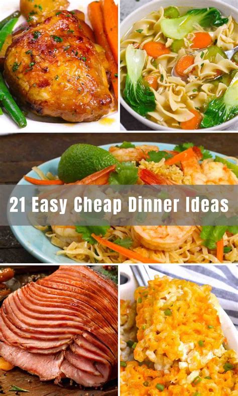 Easy Dinner Ideas And Cheap