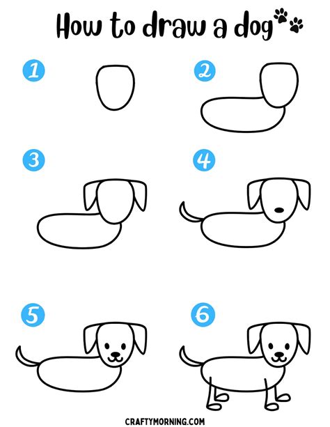 How to draw kawaii dog (stepbystep drawing tutorial