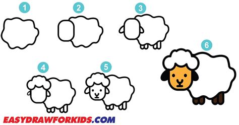 Easy Drawing Lamb