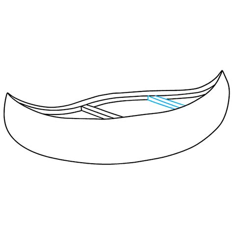 Easy Drawing Of Canoe