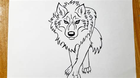 Simple Wolf Drawings Cliparts.co