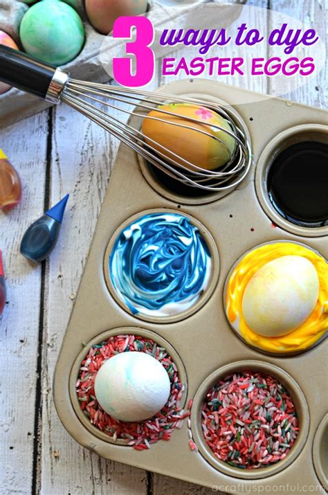 Easy Dye Easter Eggs