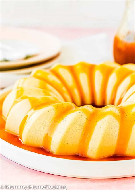 Egg free microwave cream cheese flan recipe Divine Cuisine