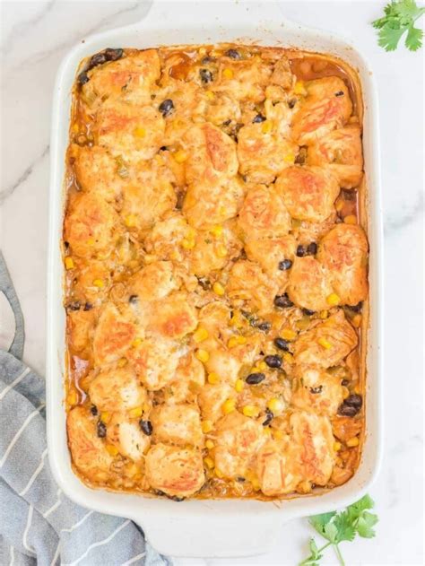Easy Enchilada Bake With Biscuits