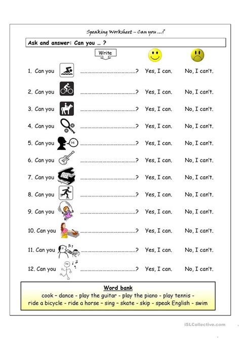 Easy English Lessons Printable