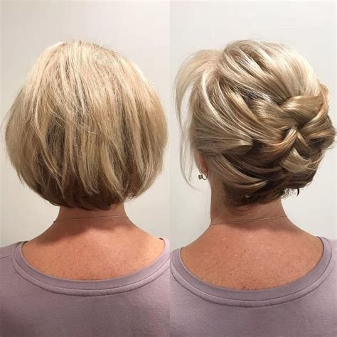 Unique Easy Fancy Updos For Short Hair With Simple Style