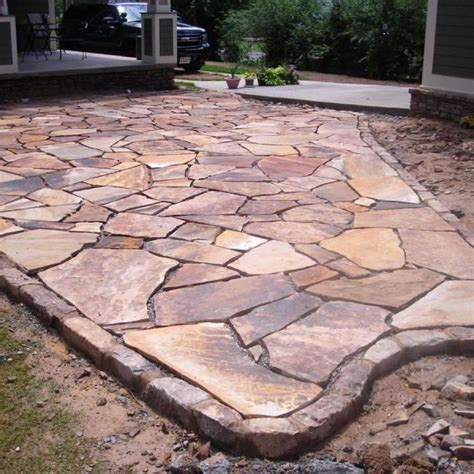How to Lay an Easy DIY Flagstone Patio Lehman Lane