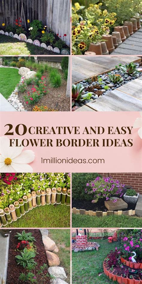 Easy Flower Border Ideas