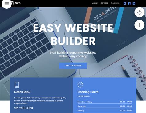 easy free website builder for teachers
