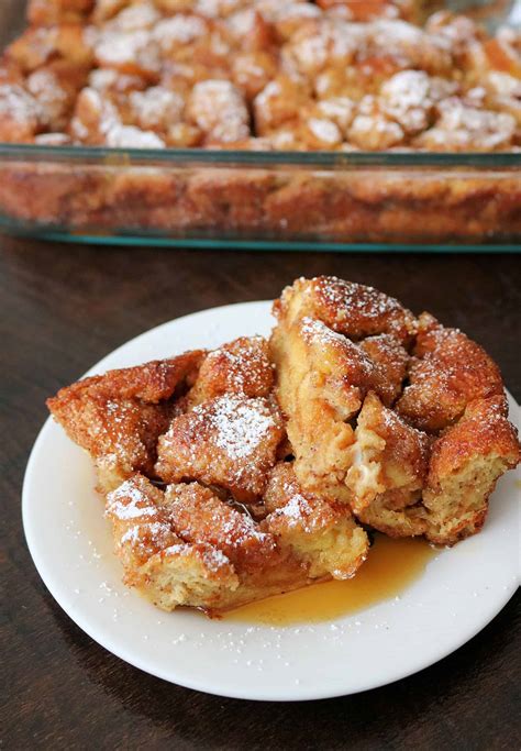 Easy French Toast Casserole With French Bread