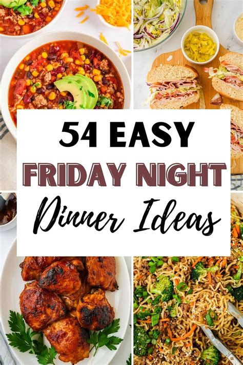 easy friday night dinner ideas family