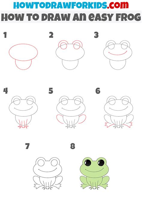 Easy Frog Drawing Tutorial