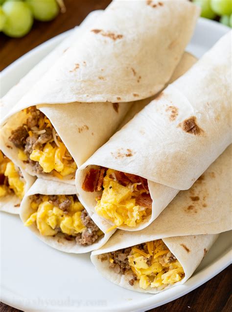 Easy Frozen Breakfast Burritos