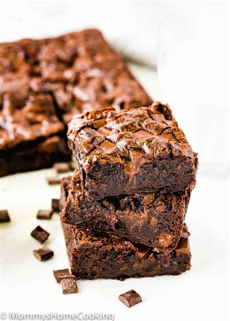 easy fudgy brownies without eggs