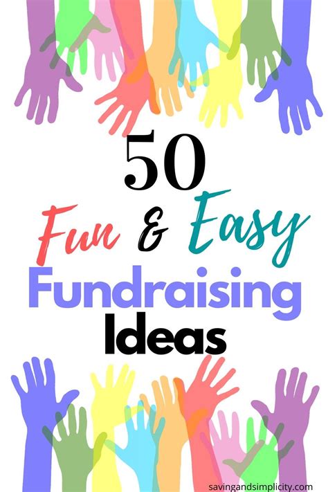 easy fundraising ideas for individuals
