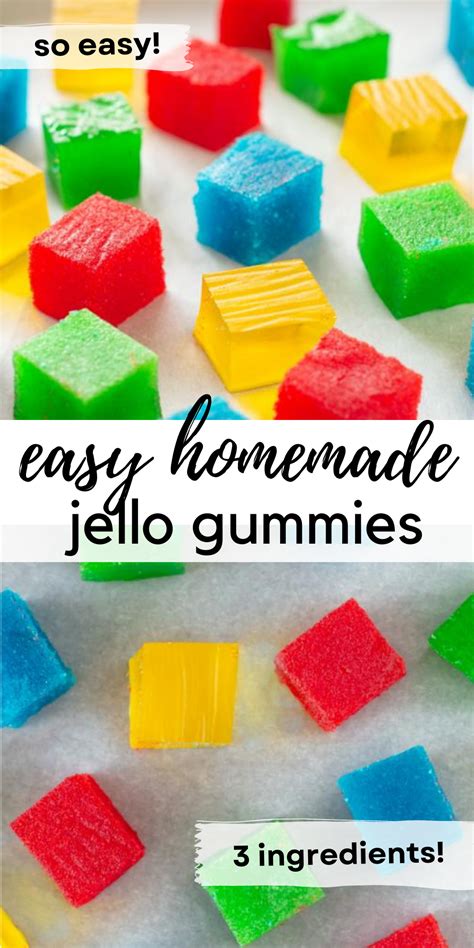 Easy Gummies With Jello