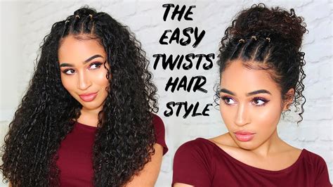 Fresh Easy Hairstyle For Curly Hair With Simple Style