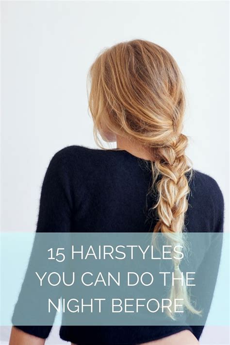 This Easy Hairstyles Before Bed For New Style