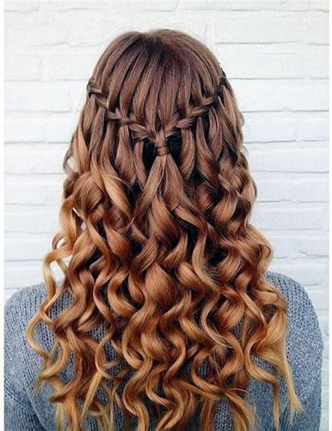 The Easy Hairstyles For Long Curly Hair For School With Simple Style