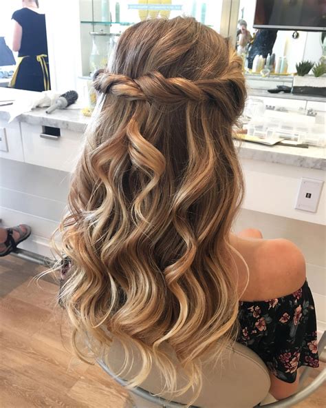 Unique Easy Half Up Half Down Prom Hair For Long Hair