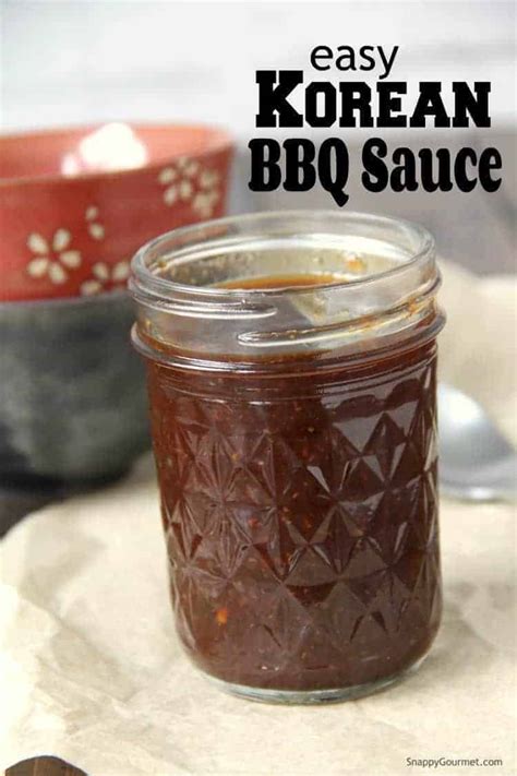 easy homemade korean bbq sauce