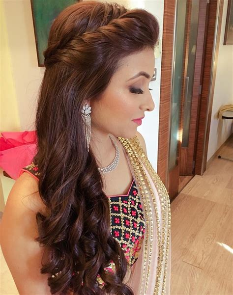  79 Stylish And Chic Easy Indian Party Hairstyles For Medium Hair For Long Hair