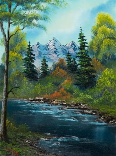 easy landscape painting ideas