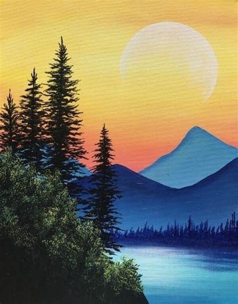 easy landscapes to paint in oil