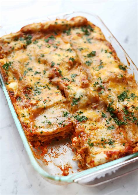 easy lasagna recipe using no boil noodles