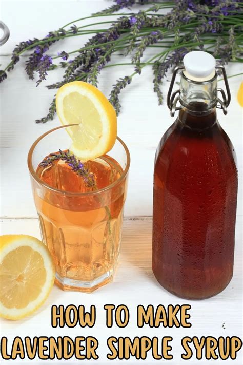 Easy Lavender Simple Syrup