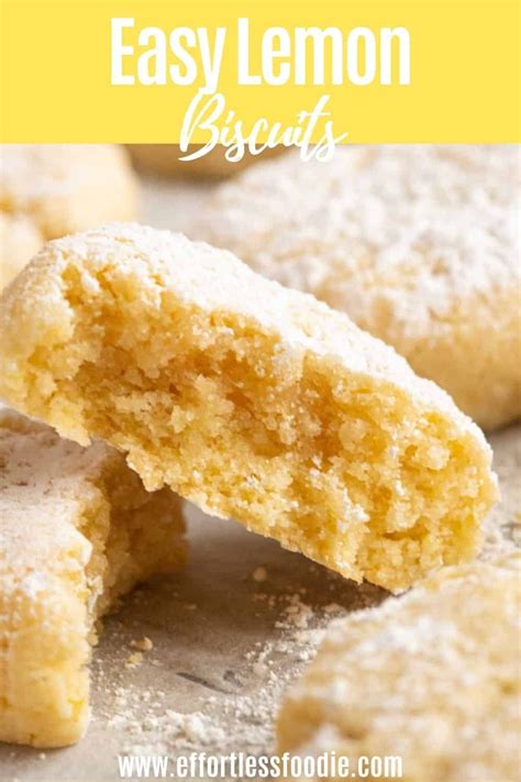 Easy Lemon Biscuits Australia