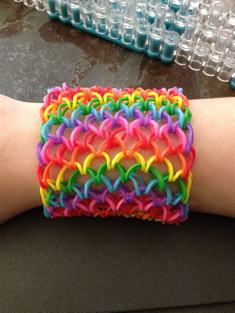 My crazy loom bracelets! Crazy loom bracelets, Rainbow loom creations