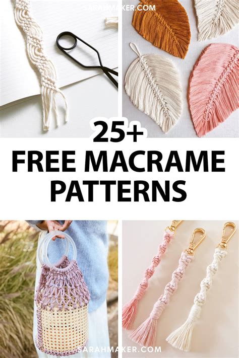 Easy Macrame Patterns For Beginners