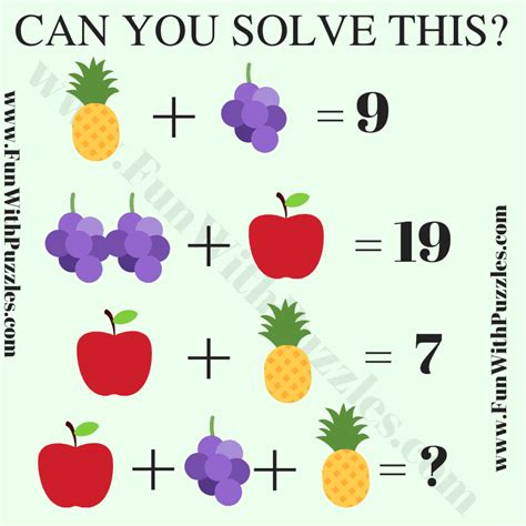 easy math questions for kids with answers