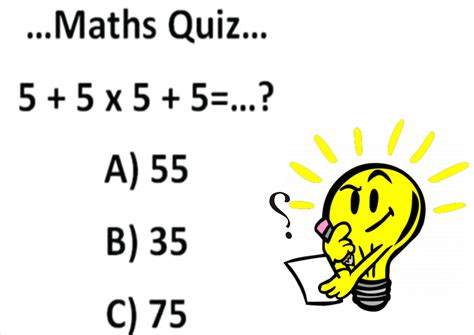 easy maths quiz questions with answers pdf