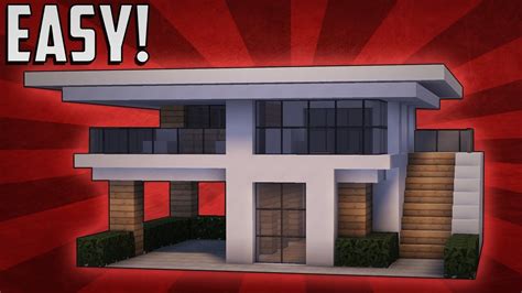 Easy Modern House Minecraft Tutorial Rizzial