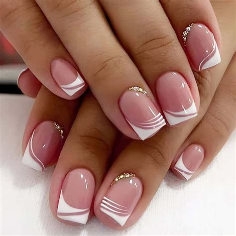 easy nail designs french tips