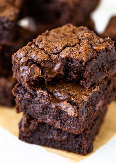 easy one bowl fudgy brownies