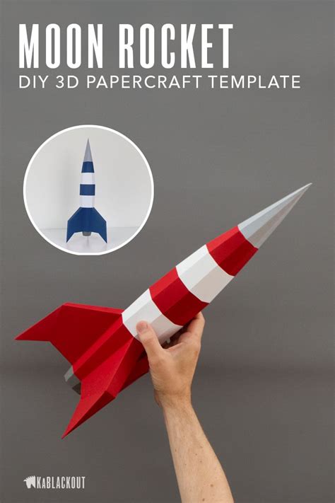 Easy Paper Rockets Printables
