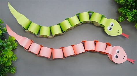 Easy Paper Snake Craft