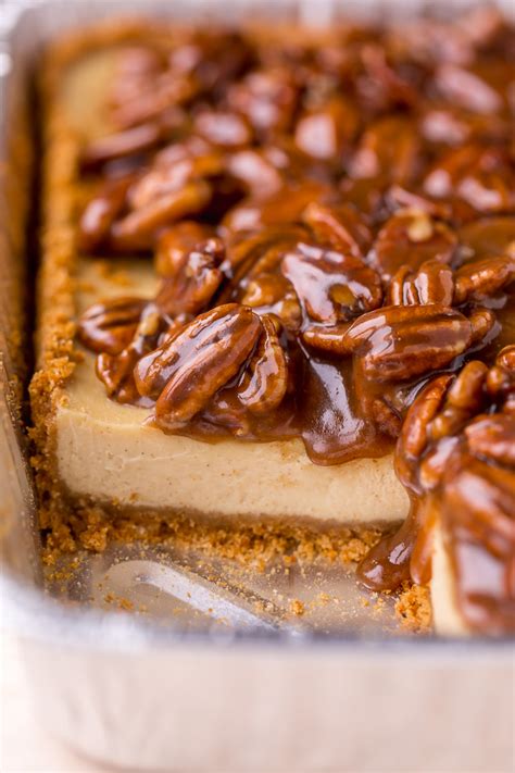 easy pecan pie cheesecake bars