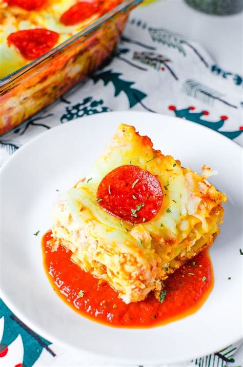 Easy Pepperoni Lasagna