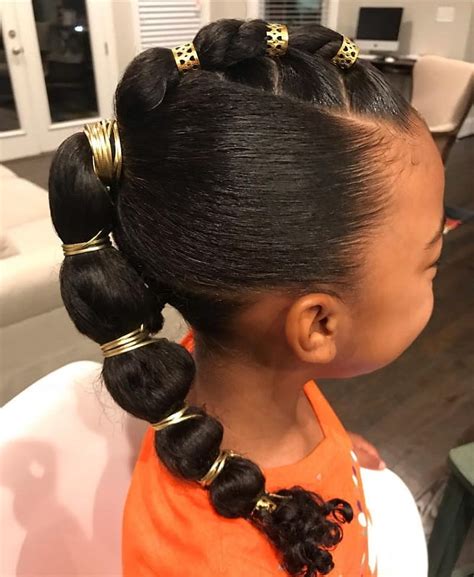  79 Gorgeous Easy Ponytail Hairstyles For Black Hair Little Girl Hairstyles Inspiration
