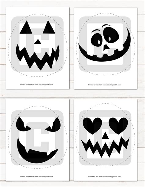 Easy Printable Pumpkin Carving Template