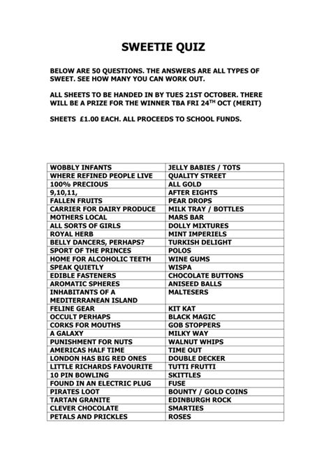 easy pub quiz questions and answers funny