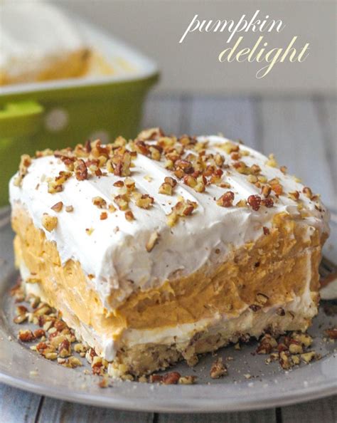 easy pumpkin desert