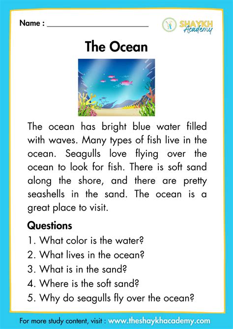 Easy Reading Comprehension For Beginners